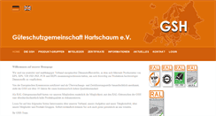 Desktop Screenshot of gsh.eu