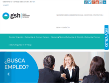 Tablet Screenshot of gsh.com.co